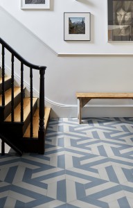 CaPietra Neapolitan Porcelain Floor & Wall Tile (Satin Finish) Blue 250 x 218 x 10mm [7228]