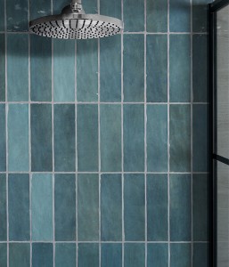 CaPietra Oasis Ceramic Wall Tile (Gloss Finish) Aqua 200 x 65 x 9mm [7502]