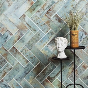 CaPietra Wightwick Ceramic Wall Tile (Gloss Finish) Azure 300 x 100 x 10mm [7888]
