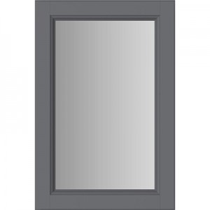 Heritage Caversham Framed Mirror 400mm Graphite [KGRFM400]