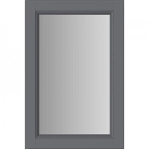 Heritage Caversham Framed Mirror 400mm Graphite [KGRFM400]