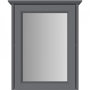 Heritage Caversham Single Door Mirrored Wall Cabinet Graphite [KGRSMWU]