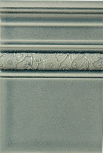 Craven Dunnill BCDSSM Burleigh Calico Deluxe Skirting Smoke Wall Tile 240x350mm