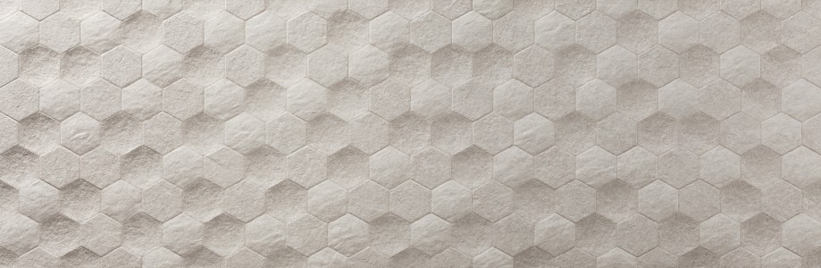 Craven Dunnill CDAZ145 Causeway Hexagon Marfil Wall Tile 890x290mm