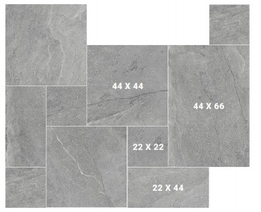Craven Dunnill CDCO741 Malvern Stone Grey Module Floor Tile 0.87m Squared
