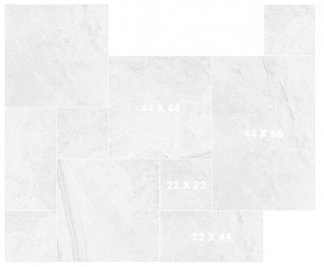 Craven Dunnill CDCO742 Malvern Stone White Module Floor Tile 0.87m Squared