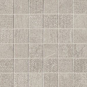 Craven Dunnill Hartington Mosaic Mix Wall Tile 300 x 300mm Grey (Single) [CDLG109]