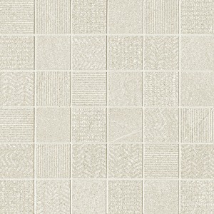 Craven Dunnill CDLG111 Hartington Mosaic Mix White Wall Tile 300x300mm