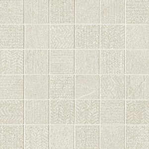 Craven Dunnill Hartington Mosaic Mix Wall Tile 300 x 300mm White (Single) [CDLG111]