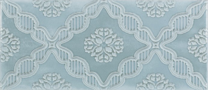 Craven Dunnill CDR166 Ambience Aqua Decor Wall Tile 250x110mm