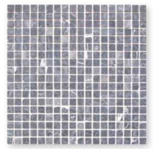 Craven Dunnill Natural Stone Fiore Mosaic Wall Tile 305 x 305mm Nero (Single) [CR192]