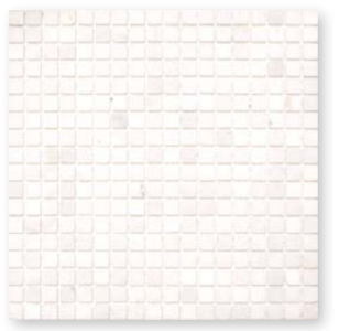 Craven Dunnill Natural Stone Fiore Mosaic Wall Tile 305 x 305mm Blanco (Single) [CR193]