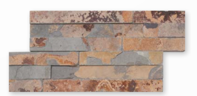 Craven Dunnill CR195 3D Mosaic Variegated Slate Wall Tiles 350x180mm