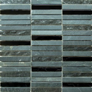 Craven Dunnill Sparkle Wall Tile 305 x 305mm Matt Black (Single) [CR221]