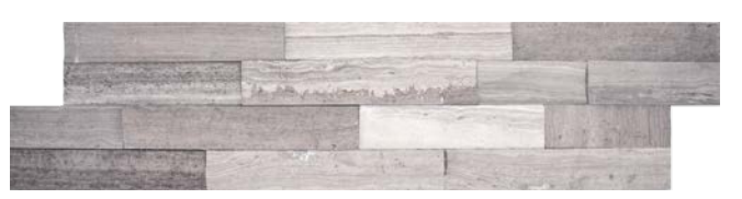 Craven Dunnill CR251 Split Lux Grey Wall Tiles 600x150mm