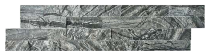 Craven Dunnill Split Lux Wall Tile 350 x 180mm Matt Black (Single) [CR253]
