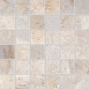 Craven Dunnill Firestone Mosaic Floor Tile 300 x 300mm White (Single) [CDN3G7]