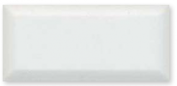 Craven Dunnill Petit Bevel Brick White Wall Tile 150x75mm (Box of 60) [REN130]