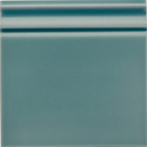 Craven Dunnill Burleigh Signature Skirt Wall Tile 152 x 152mm Aquamarine (Single) [SIGSAQ]