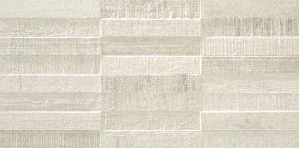 Craven Dunnill Tekture Cream Share Decor Wall Tile 595x295mm (Box of 7) [CDCO595]