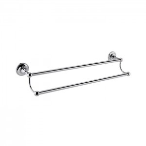 BC Designs CMA025 Victrion Double Towel Rail - Chrome