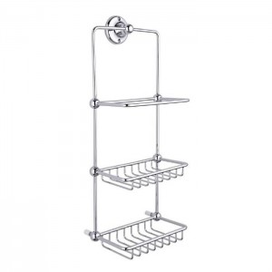 BC Designs CMA035 Victrion Shower Tidy - Chrome