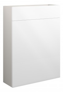 Corno Toilet Unit 600mm White Gloss (Grey Cabinet) [PLUM109990]