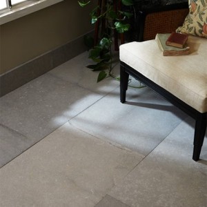 CaPietra Corfe Limestone Bull-Nosed Coping Floor Tile (Etched Finish) 1000 x 400 x 40mm [7335]