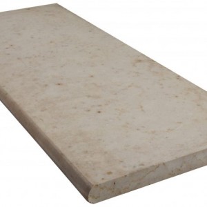 CaPietra Neranjo Limestone Bull-Nosed Coping Floor & Wall Tile (Etched Finish) 1000 x 400 x 40mm [8677]