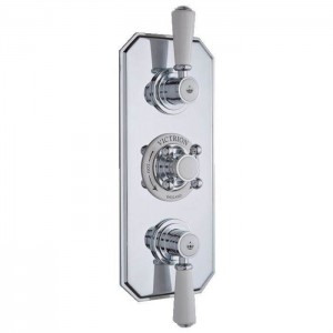 BC Designs CSA030 Victrion Triple 2-Way Concealed Shower Valve - Chrome