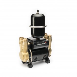 Salamander CTForce Twin Brass Ended Universal Regenerative Shower Pump - 1.5 Bar [CTFORCE15TU]