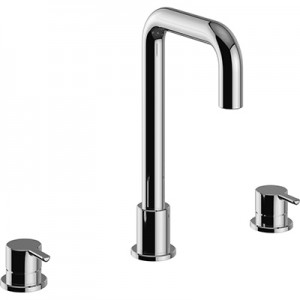 Heritage Dartmouth 3 Taphole Basin Mixer Chrome [TDACC06]