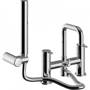 Heritage Dartmouth Bath Shower Mixer Chrome [TDACC02]