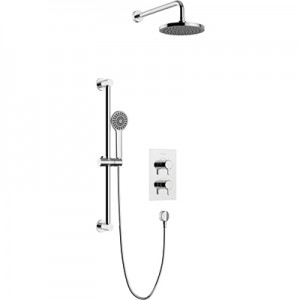 Heritage Dartmouth Concealed Valve & Shower Kit Chrome [SDACDUAL01]