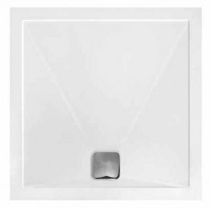TM UK Elementary Anti-Slip Square Shower Tray 700mm White [DAS0700SQ]