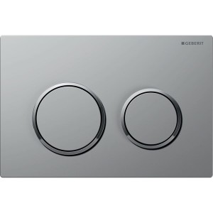 Geberit Omega20 - Matt Chrome / Gloss Chrome (Easy Clean) [115085JQ1]