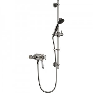 Heritage Dawlish Exposed Shower with Premium Flexible Riser Kit
