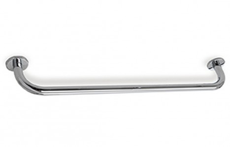 Straight 34cm Grab Rail - Chrome [PLUM101703]