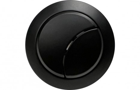 Dual Push Button Cover (Cable) - Matt Black [PLUM106324]