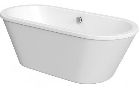 Siena Freestanding 1700x755x570mm 0TH Bath [PLUM3320]
