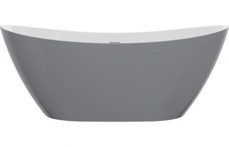 Bolzana Freestanding 1700x780x690mm Bath - Grey [PLUM104122]