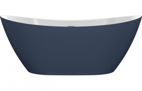 Bolzana Freestanding 1700x780x690mm Bath - Matt Blue [PLUM105586]