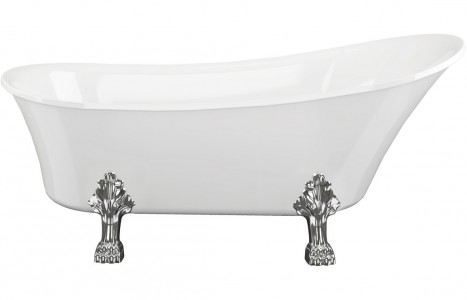 Terni Freestanding 1620x700x770mm 0TH Bath w/Feet [PLUM102818]