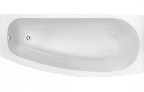 Izano Space Saving 1700x740x560mm 0TH Bath w/Legs (RH) [PLUM105660]