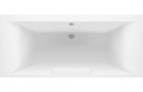 Macerato Deluxe Square Double Ended 1700x750x550mm 0TH Bath w/Legs [PLUM105670]