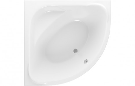 Trieste Standard 1350x1350x620mm 0TH Corner Bath w/Legs [PLUM105677]