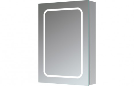 Rovigo Front-Lit LED Mirror Cabinet (Single Door) 500mm [PLUM106295]