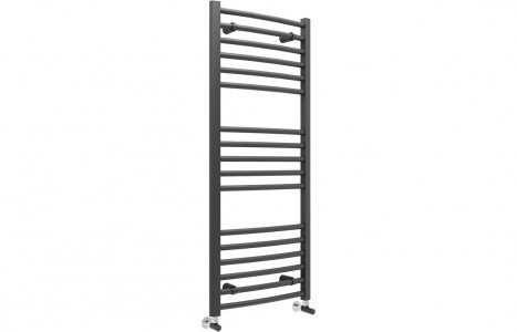 Genoa Curved 30mm Ladder Radiator (500x1200x30mm) - Anthracite [PLUM102981]