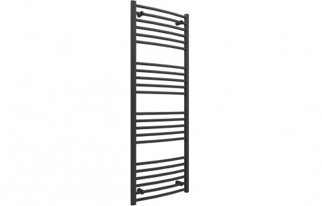 Genoa Curved 30mm Ladder Radiator (500x1600x30mm) - Anthracite [PLUM102982]
