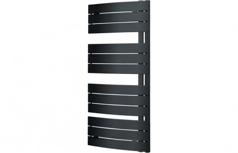Quarona Curved Panel Ladder Radiator (550x1080x49mm) - Anthracite [PLUM102999]